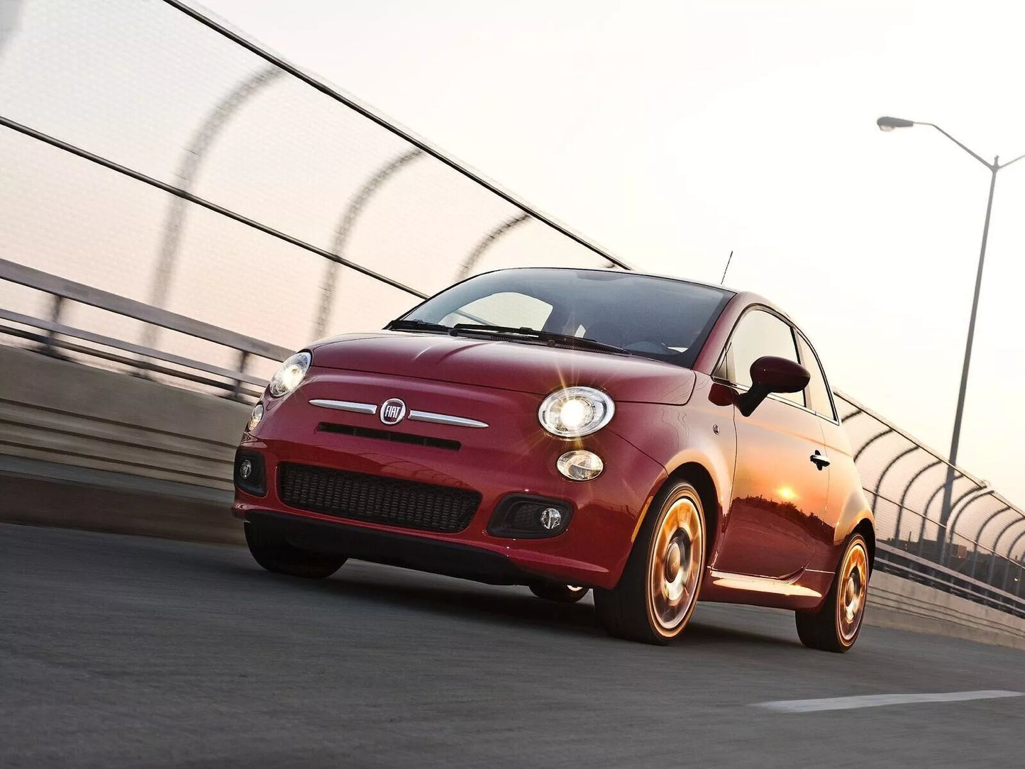 ⭐0089 MINIGONNE ADATTE PER FIAT 500 LOOK S SPORT GREZZE LOOK SPORTIVE ⭐