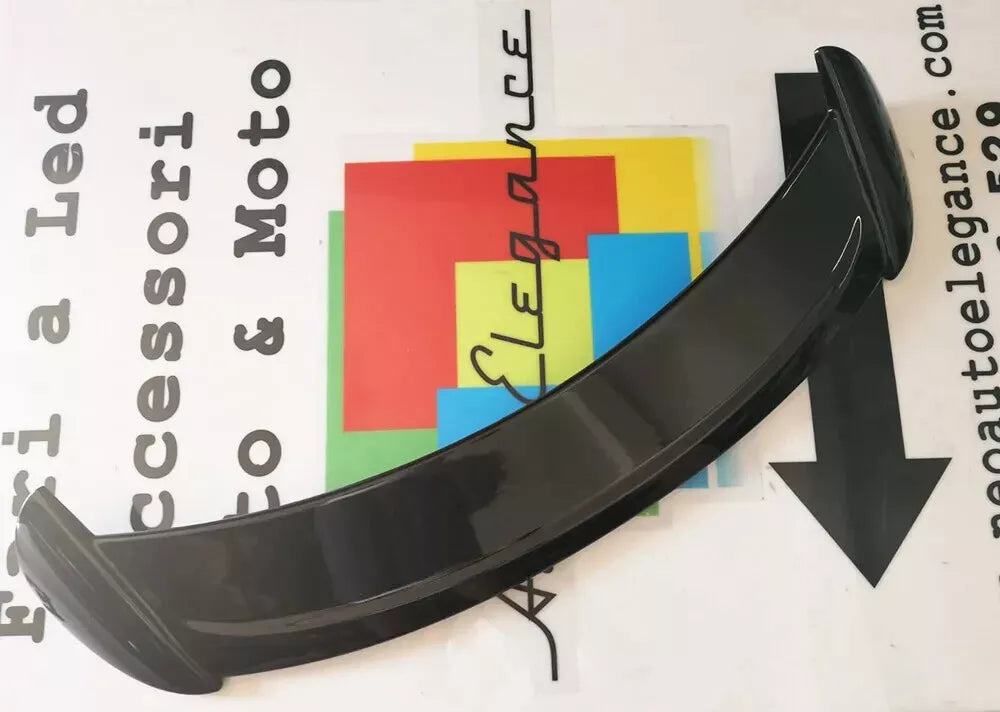 0652 💥RENAULT CLIO MK4 4 12-18 SPOILER TETTO LOOK SPORTIVO ABS NERO LUCIDO💥
