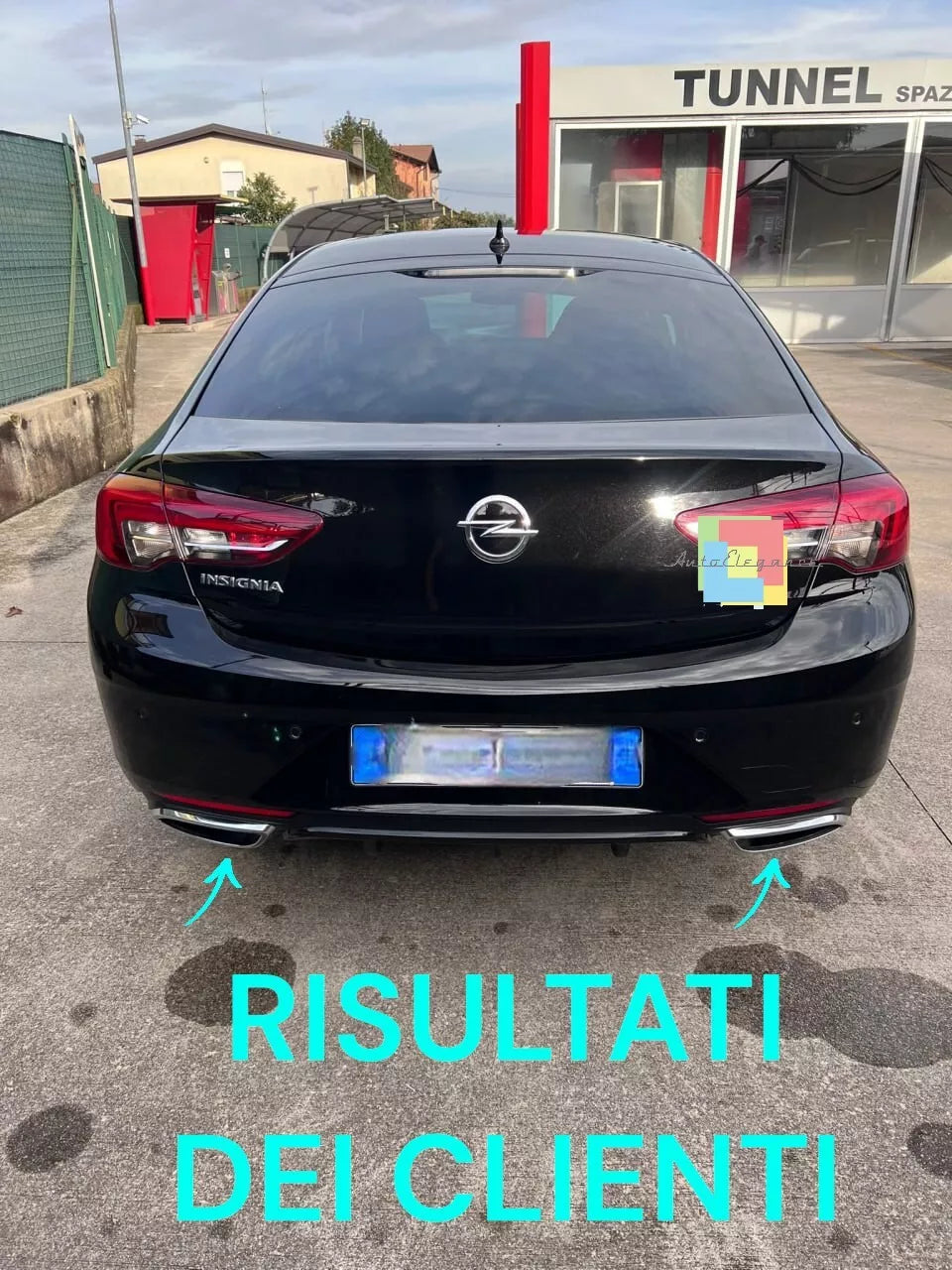 💥0435 DIFFUSORE ADATTO PER INSIGNIA B STATION 2018+ NERO LUCIDO💥