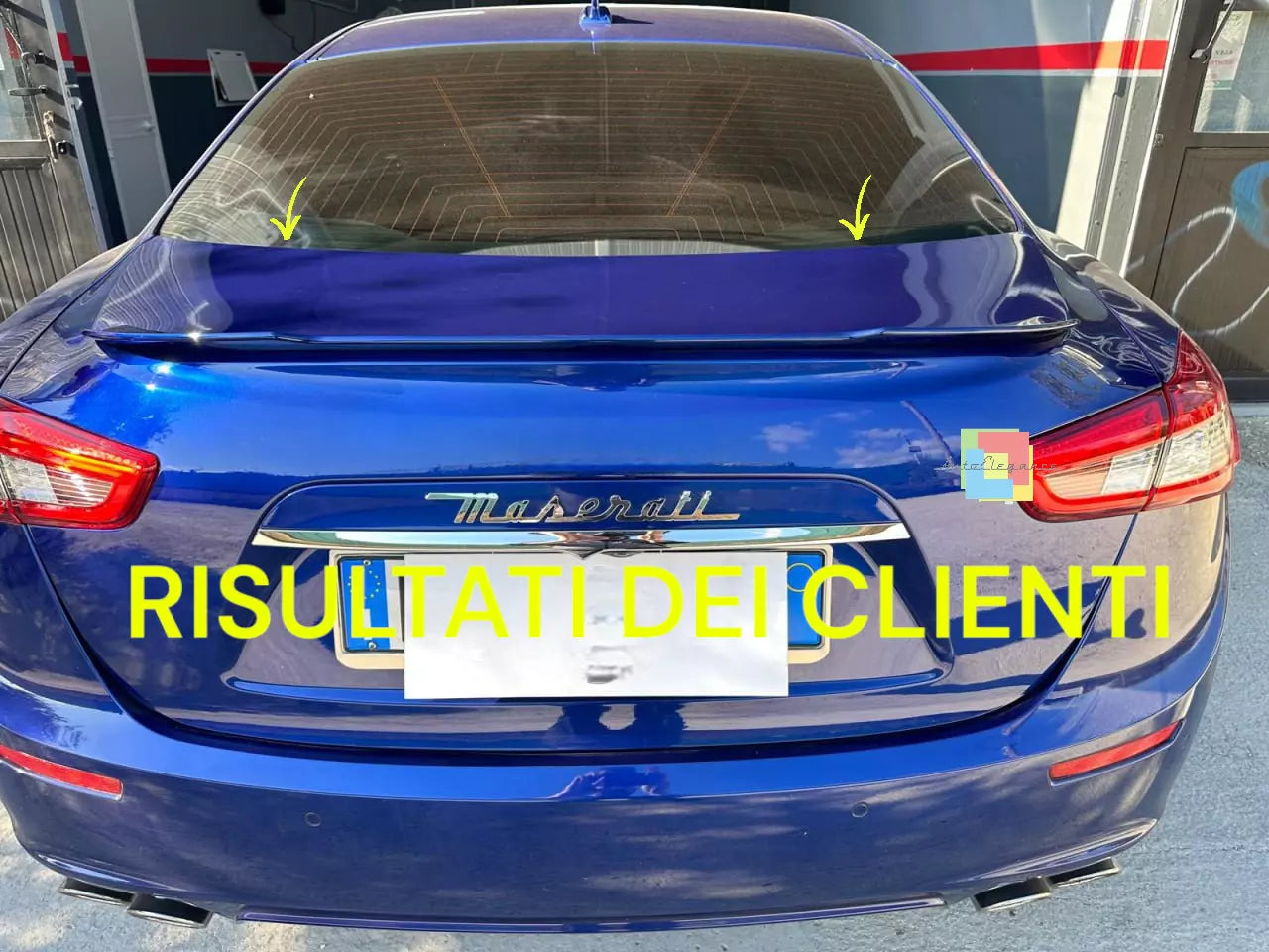 💥2046 SPOILER SUITABLE FOR MASERATI GHIBLI 2014-2019 GLOSSY BLACK💥 