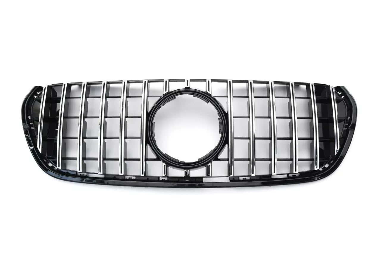 ⭐1675 GRILLE SUITABLE FOR MERCEDES BENZ X-CLASS W470 2018+ GT LOOK CHROME⭐ 