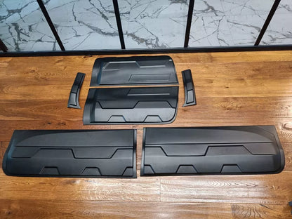 ⭐1803 DOOR PROTECTION RANGER T6 T7 T8 2012-2022 JUMBO LOOK MATT BLACK⭐ 
