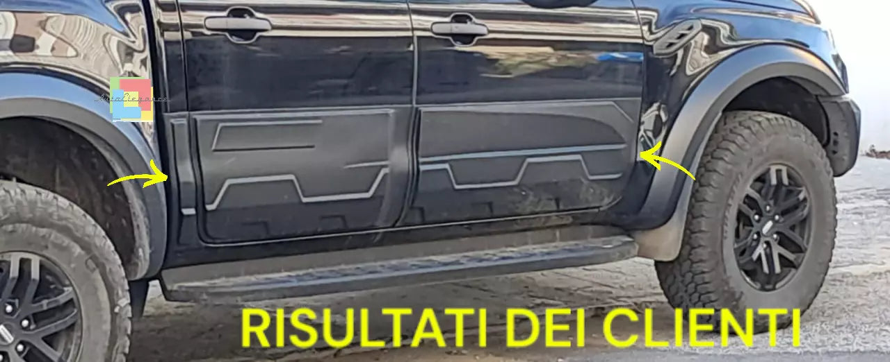 ⭐1803 DOOR PROTECTION RANGER T6 T7 T8 2012-2022 JUMBO LOOK MATT BLACK⭐ 