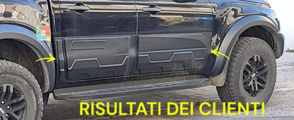 ⭐1803 DOOR PROTECTION RANGER T6 T7 T8 2012-2022 JUMBO LOOK MATT BLACK⭐ 