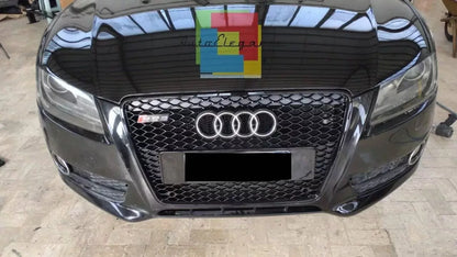 ❄️0604 GRIGLIA ADATTA PER AUDI A5 2007-2011 LOOK RS5 NERA DESIGN SPORTIVO❄️