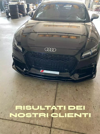 0878 🔥SPLITTER SOTTO PARAURTI ANTERIORE AUDI TT 8J ABS SPORTIVO SPOILER RSTT🔥