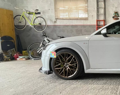 0878 🔥SPLITTER SOTTO PARAURTI ANTERIORE AUDI TT 8J ABS SPORTIVO SPOILER RSTT🔥
