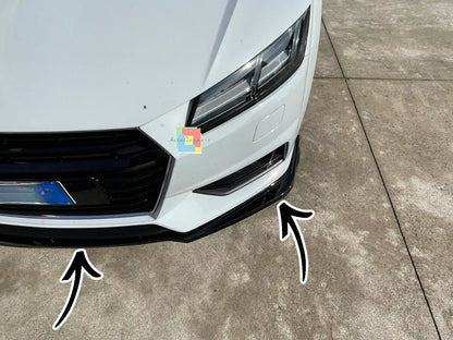 0878 🔥SPLITTER SOTTO PARAURTI ANTERIORE AUDI TT 8J ABS SPORTIVO SPOILER RSTT🔥