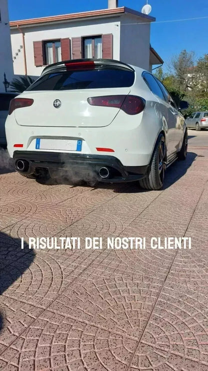 ⭐0405 DIFFUSORE POSTERIORE ADATTO PER ALFA ROMEO GIULIETTA NERO LUCIDO⭐