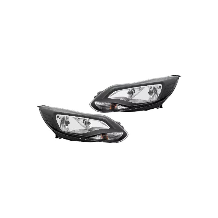 🔥Kit fari anteriori adatti per Ford Focus 3 2011-2014 neri🔥