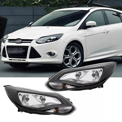 🔥Kit fari anteriori adatti per Ford Focus 3 2011-2014 neri🔥
