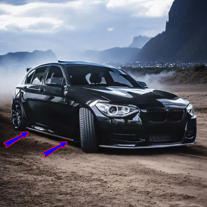 ⭐laterale sport minigonne laterali adatto per BMW Serie 1 F20 dal 2015 LCI nero⭐