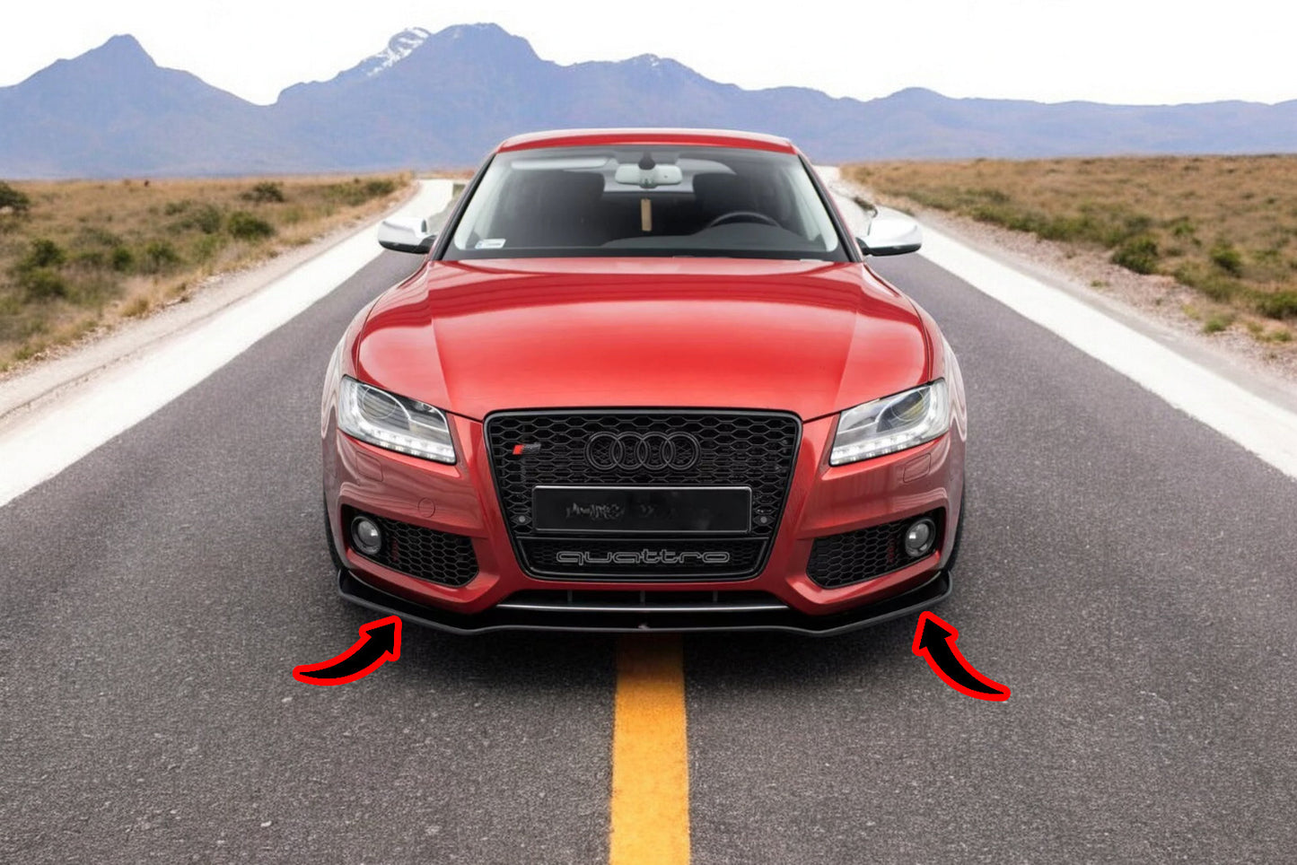 🔥Front splitter suitable for Audi S5 / A5 S-Line 8T🔥