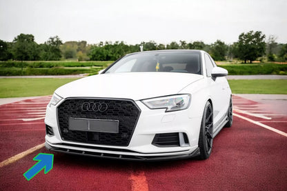 🔥Front splitter suitable for Audi A3 Sedan 8V Facelift🔥