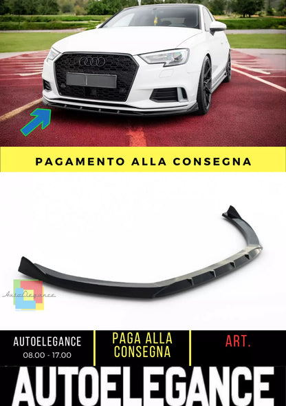 🔥Front splitter suitable for Audi A3 Sedan 8V Facelift🔥