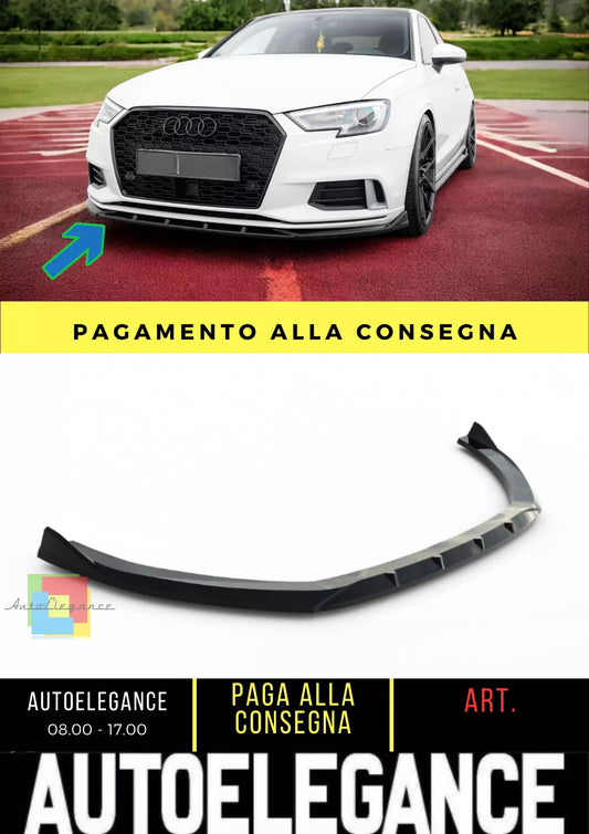 🔥Front splitter suitable for Audi A3 Sedan 8V Facelift🔥