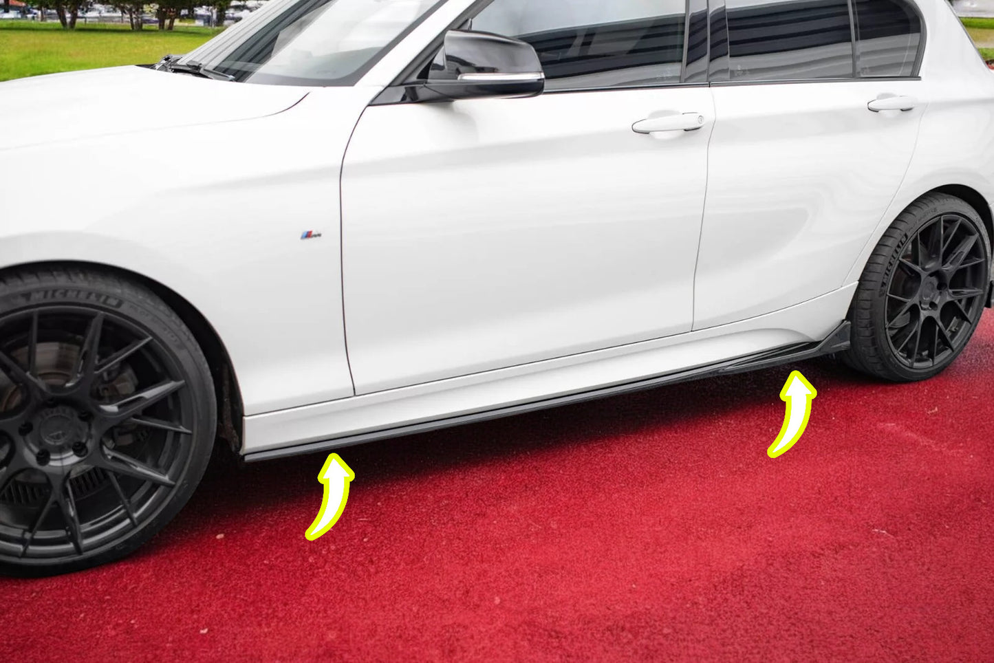 ⭐Minigonne Laterali Diffusori V.3 CSL Look BMW 1 M-Pack / M140i F20 Facelift⭐