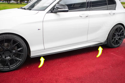 ⭐Minigonne Laterali Diffusori V.3 CSL Look BMW 1 M-Pack / M140i F20 Facelift⭐