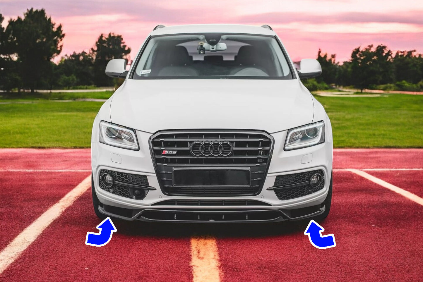 🔥Splitter anteriore adatto per Audi S Q5 Mk1 (8R)🔥