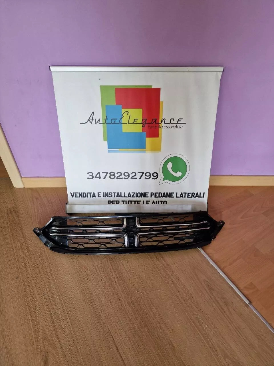 0664⭐FRONT GRILLE MASK SUITABLE FOR FIAT TIPO EDGEA LOOK DODG⭐ 
