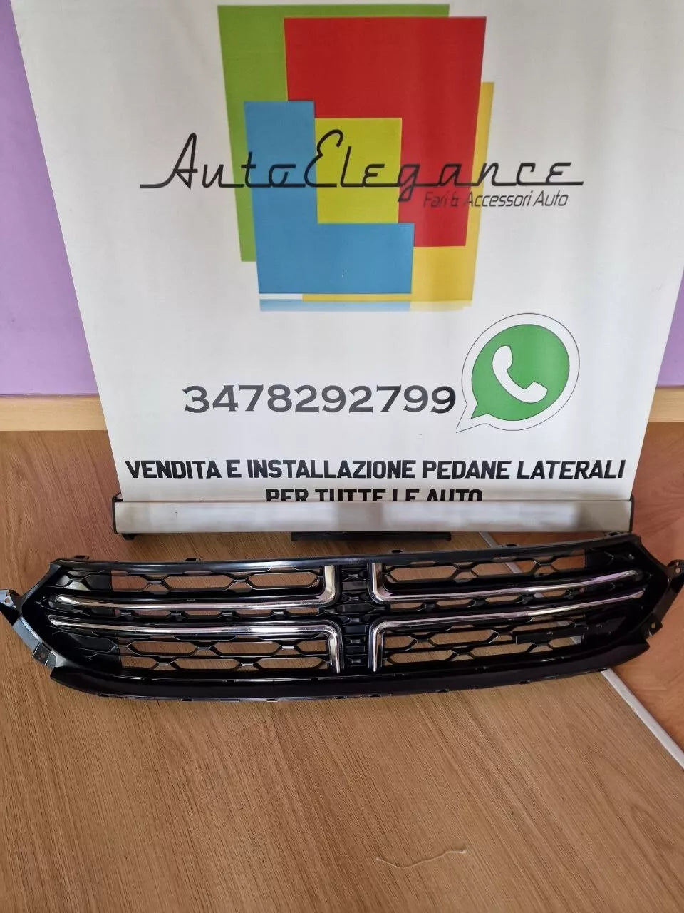 0664⭐FRONT GRILLE MASK SUITABLE FOR FIAT TIPO EDGEA LOOK DODG⭐ 