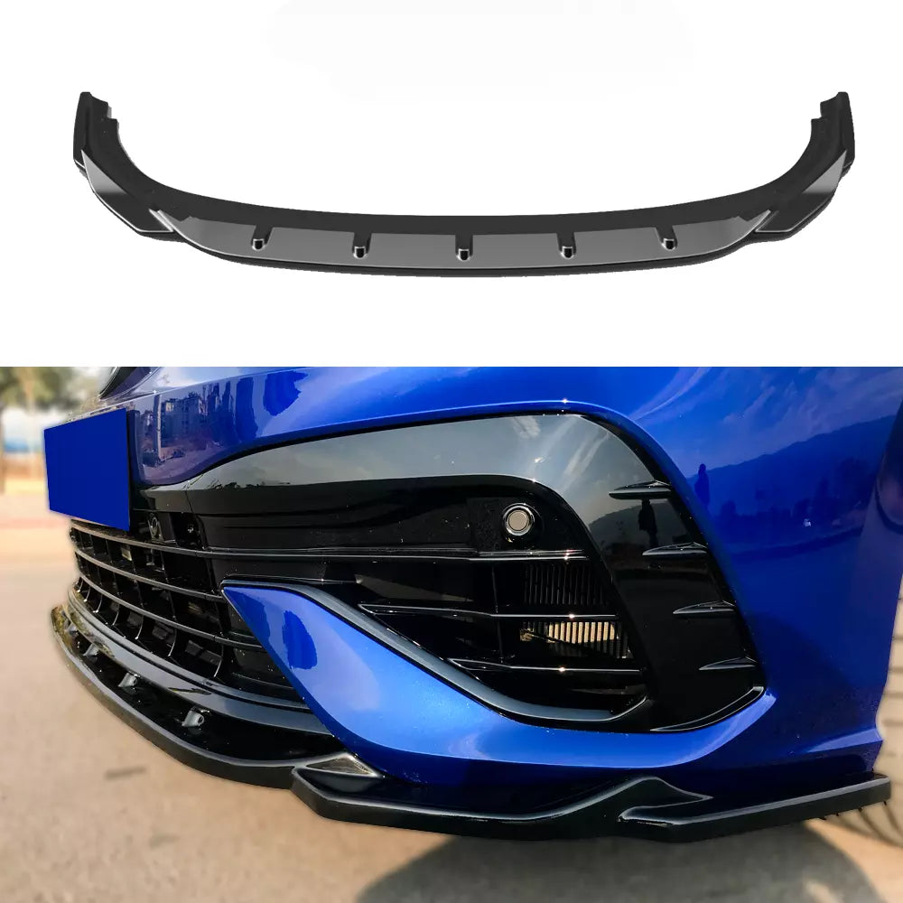 ⭐1626 Front spoiler for VW VOLKSWAGEN Golf MK 8 R 2020+ black⭐ 