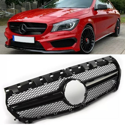 ✨MERCEDES CLA W117 2013 ONWARDS AMG FRONT GRILLE BLACK HONEYCOMB PROFILE✨ 