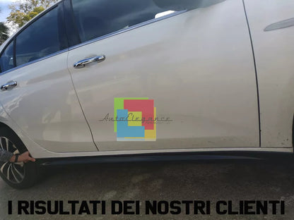 0074⭐MINIGONNE LATERALI PER FIAT TIPO BERLINA SOTTO PORTA SPORTIVE ABS/PLASTIC⭐