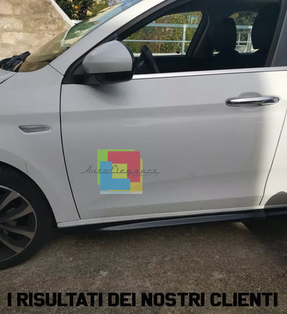 0074⭐MINIGONNE LATERALI PER FIAT TIPO BERLINA SOTTO PORTA SPORTIVE ABS/PLASTIC⭐