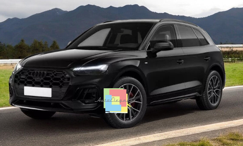 💥FRONT BUMPER SUITABLE FOR AUDI Q5 sporty black gloss plastic💥 