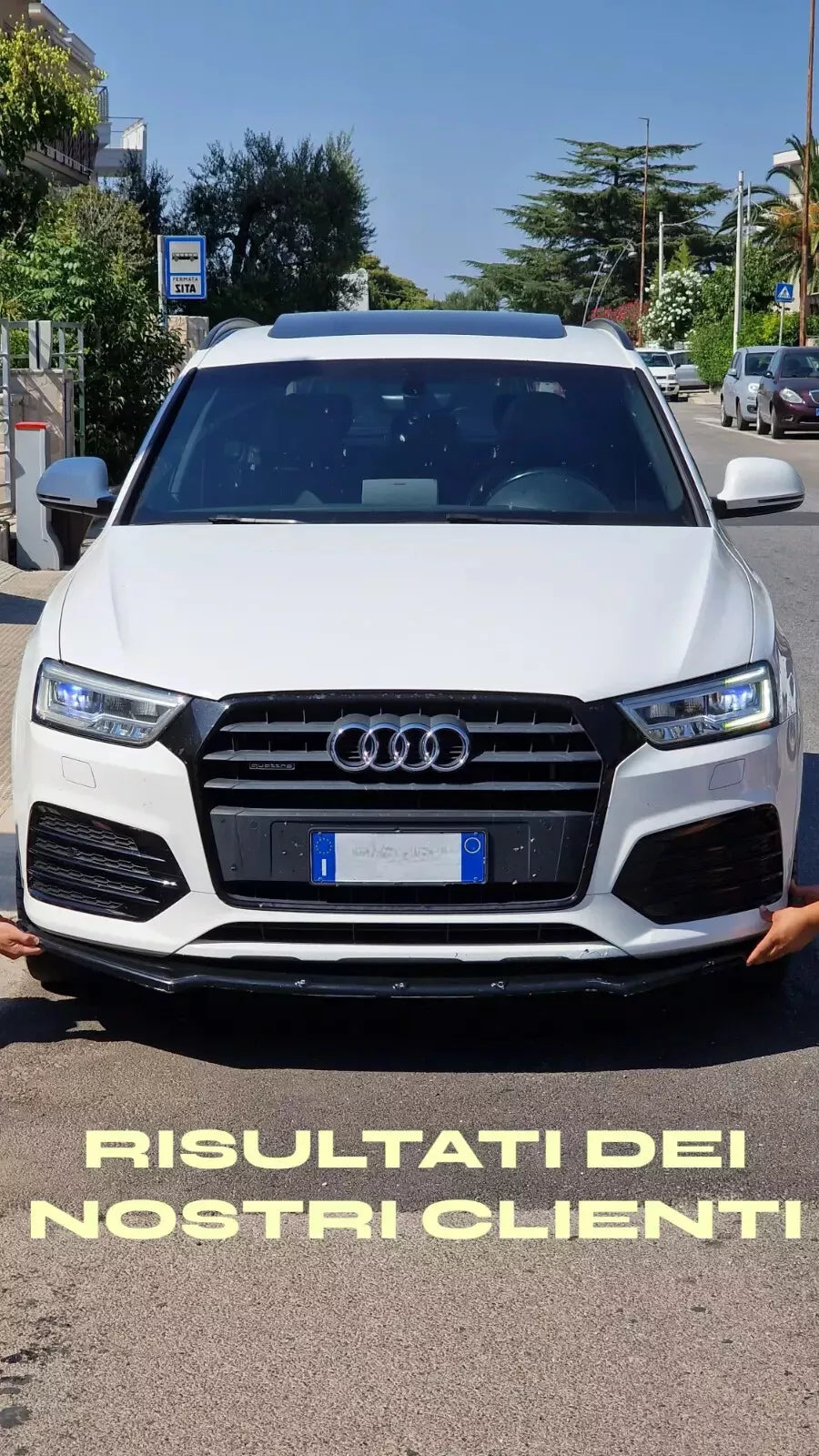 🔥0884 SPLITTER SUITABLE FOR AUDI A5 F5 2016-2019 SLINE S5 GLOSSY BLACK🔥