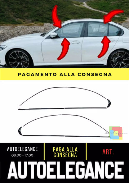 🔥Shadow Line Gloss Black trim set suitable for BMW G20 3 Series from 2019🔥