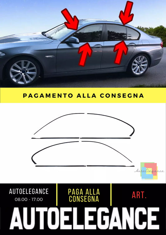 🔥Shadow Line Gloss Black trim set suitable for BMW 5 Series F10Sedan 10🔥