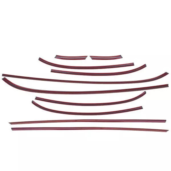 🔥Dechrome Trim Set Piano Black Gloss 10 pieces for Mini F56 from 2014🔥