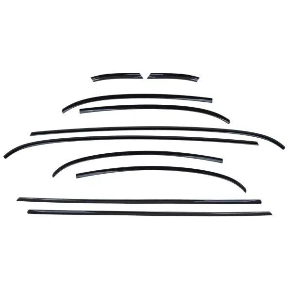 🔥Dechrome Trim Set Piano Black Gloss 10 pieces for Mini F56 from 2014🔥