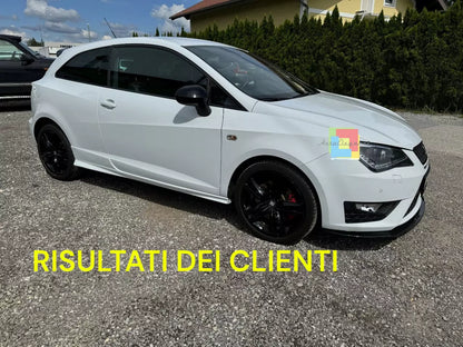 ⭐ 0506 SPLITTER SUITABLE FOR SEAT IBIZA 6J 2008-2017 GLOSSY BLACK⭐ 