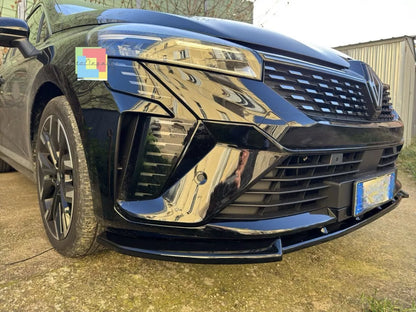 ⭐2025 SPLITTER ADATTO PER RENAULT CLIO 5 2023+ NERO LUCIDO⭐