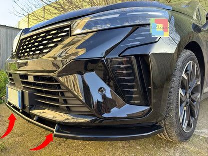 ⭐2025 SPLITTER ADATTO PER RENAULT CLIO 5 2023+ NERO LUCIDO⭐
