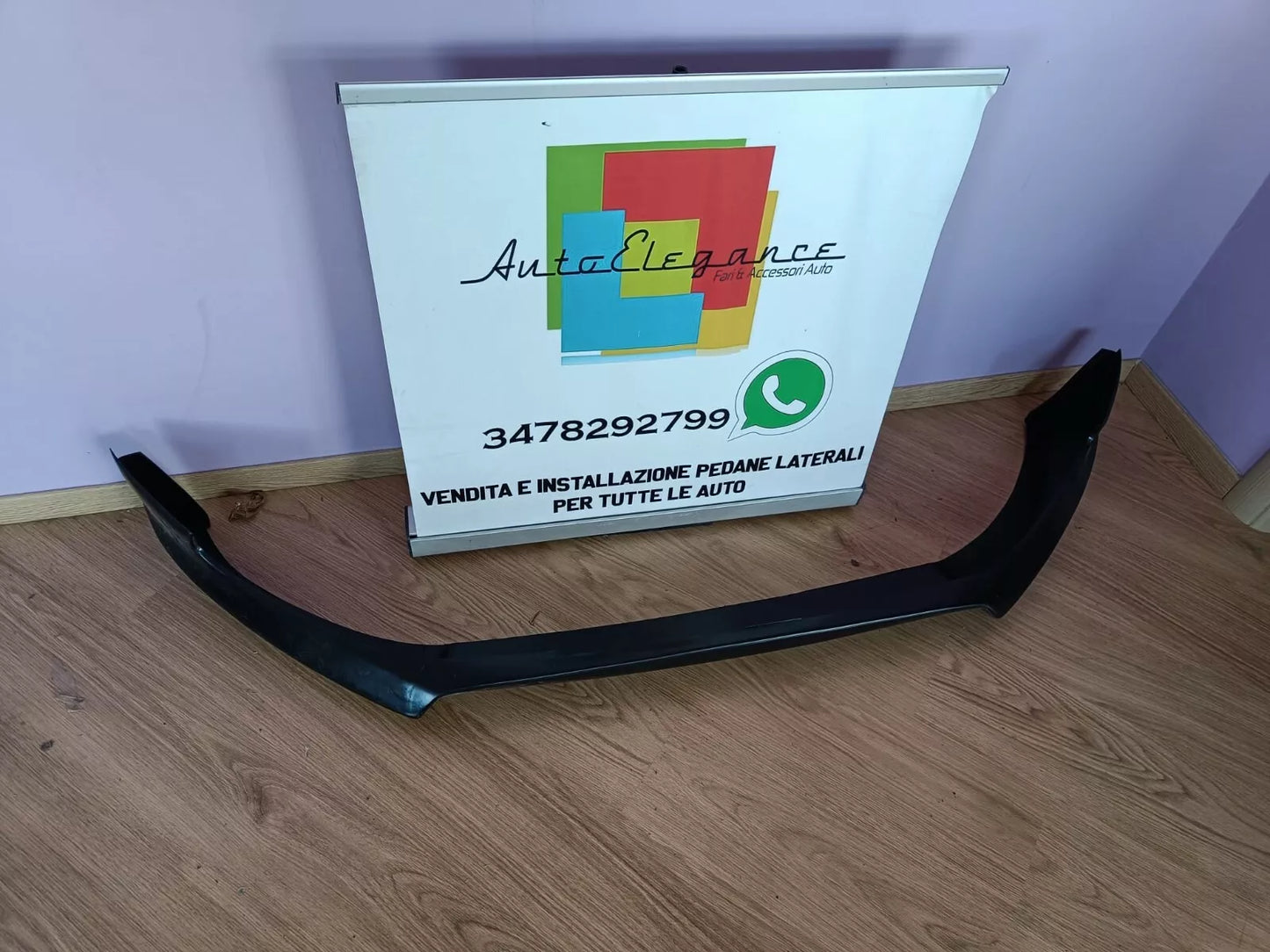 🔥0219 RENAULT CLIO 4 IV 2016-2019 UNDER FRONT BUMPER SPOILER LIP ABS🔥 