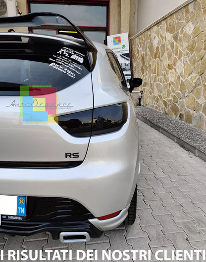 1181🔥RENAULT CLIO 4 IV 12-19 REAR DIFFUSER RS DESIGN ABS GLOSSY BLACK 🔥 