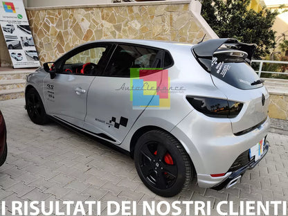 1181🔥RENAULT CLIO 4 IV 12-19 REAR DIFFUSER RS DESIGN ABS GLOSSY BLACK 🔥 