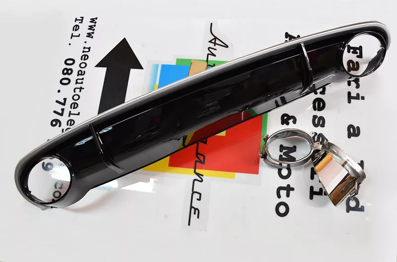 1263⭐ABS RS4 DIFFUSER UNDER BUMPER AUDI A4 B8 8K 2008-2012 AVANT SALOON⭐ 