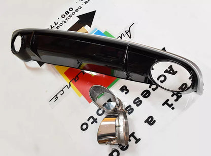 1263⭐ABS RS4 DIFFUSER UNDER BUMPER AUDI A4 B8 8K 2008-2012 AVANT SALOON⭐ 