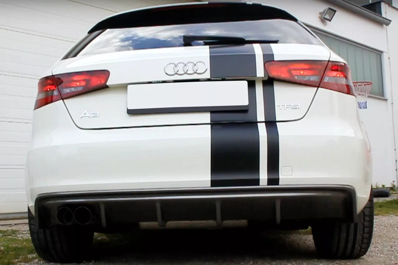 🔥AUDI A3 8V REAR APRON DIFFUSER / BUMPER ADDITION ( 2013-2016 )🔥