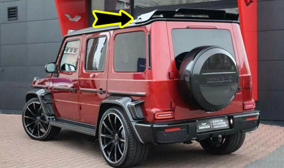 🔥1070 SPOILER TETTO CLASSE G W463 W464 CLASSE G 2018+ LOOK BRABUS NERO LUCIDO🔥