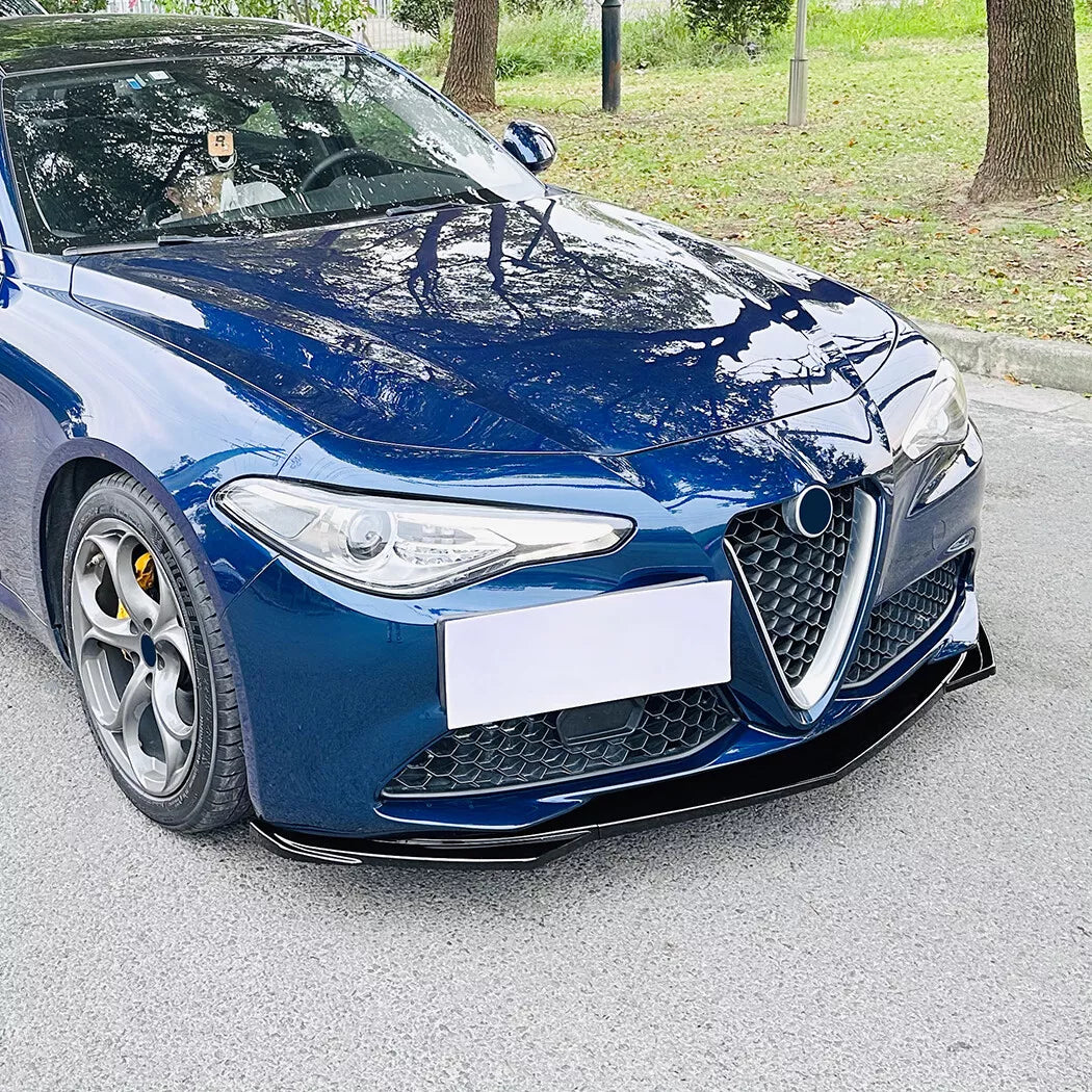 ❄️SPLITTER ADATTO PER Alfa Romeo Giulia 2016-2021 nero lucido❄️