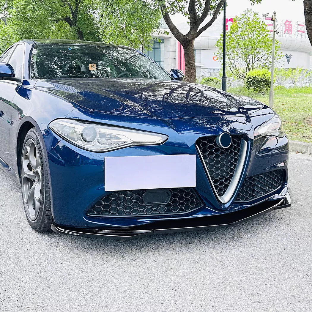 ❄️SPLITTER ADATTO PER Alfa Romeo Giulia 2016-2021 nero lucido❄️