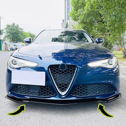 ❄️SPLITTER ADATTO PER Alfa Romeo Giulia 2016-2021 nero lucido❄️