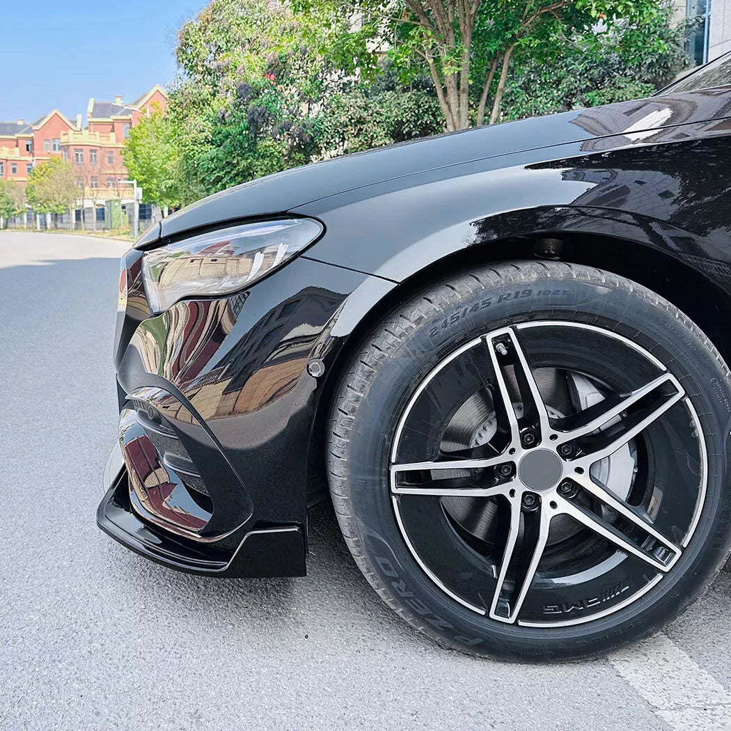 ⭐SPLITTER ANTERIORE ADATTO PER MERCEDES BENZ CLASSE E W214 amg-line 2024+⭐