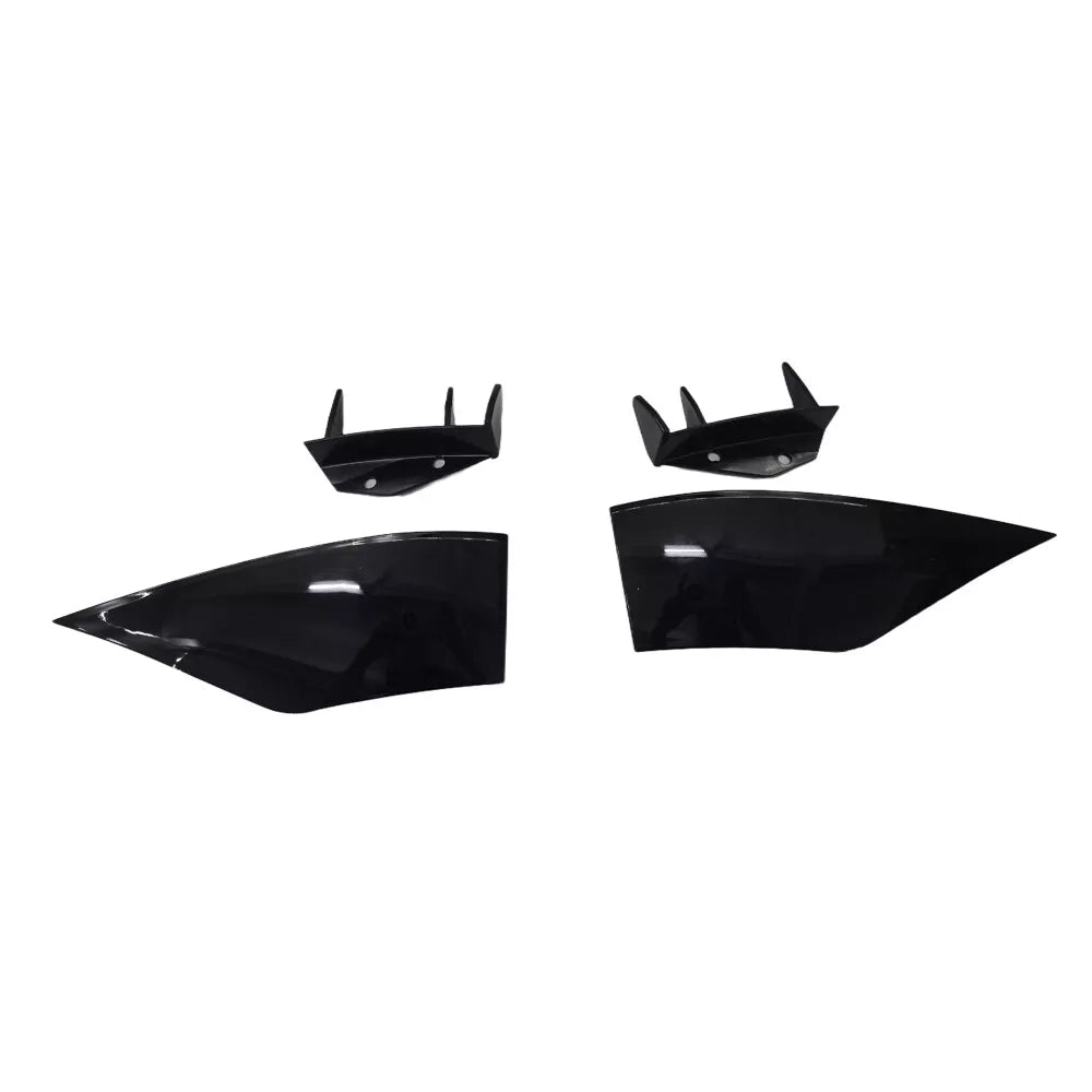 ✨DIFFUSORE POSTERIORE ADATTO PER VW Golf MK7.5 GTI Facelift 17-20 NERO LUCIDO✨